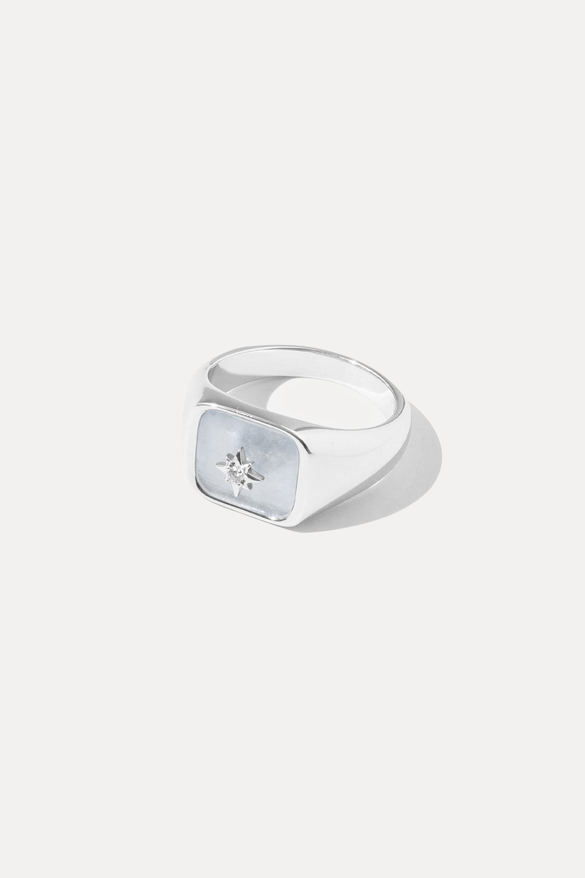 Moonstone Signet Ring