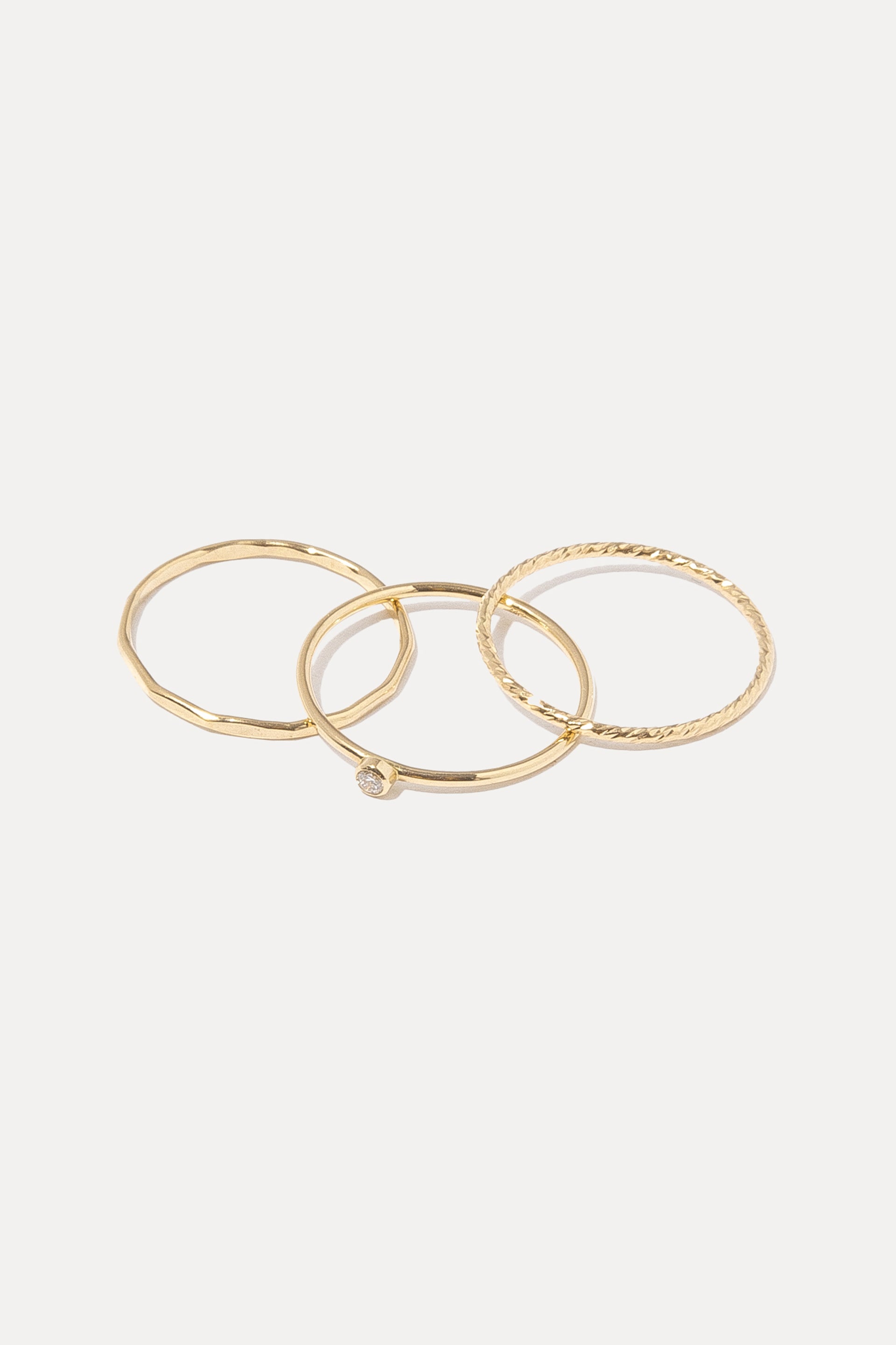 Petite Diamond Stacking Ring Set