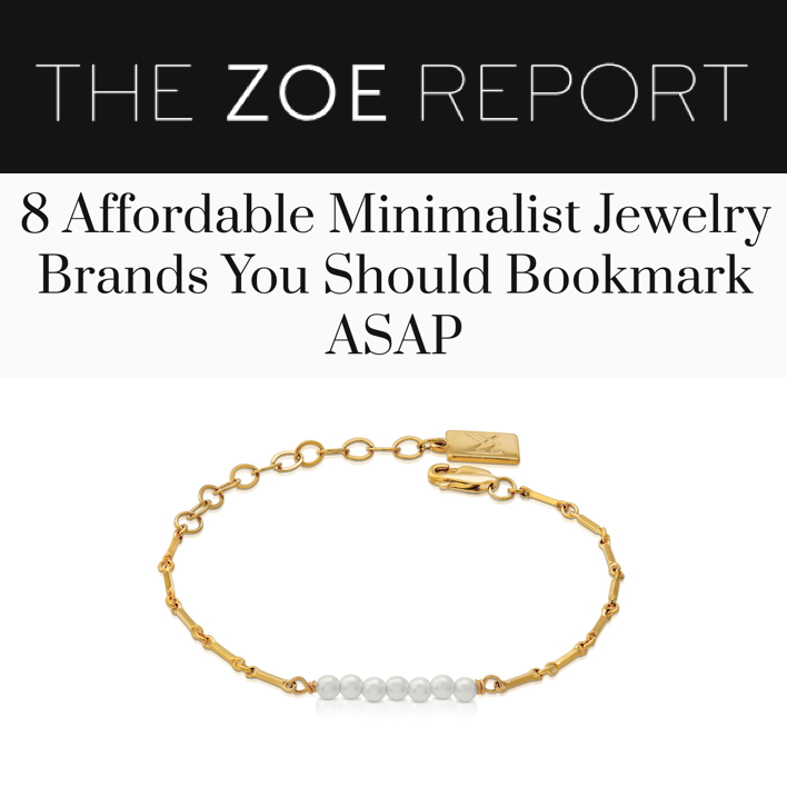 Affordable on sale minimalist jewelry