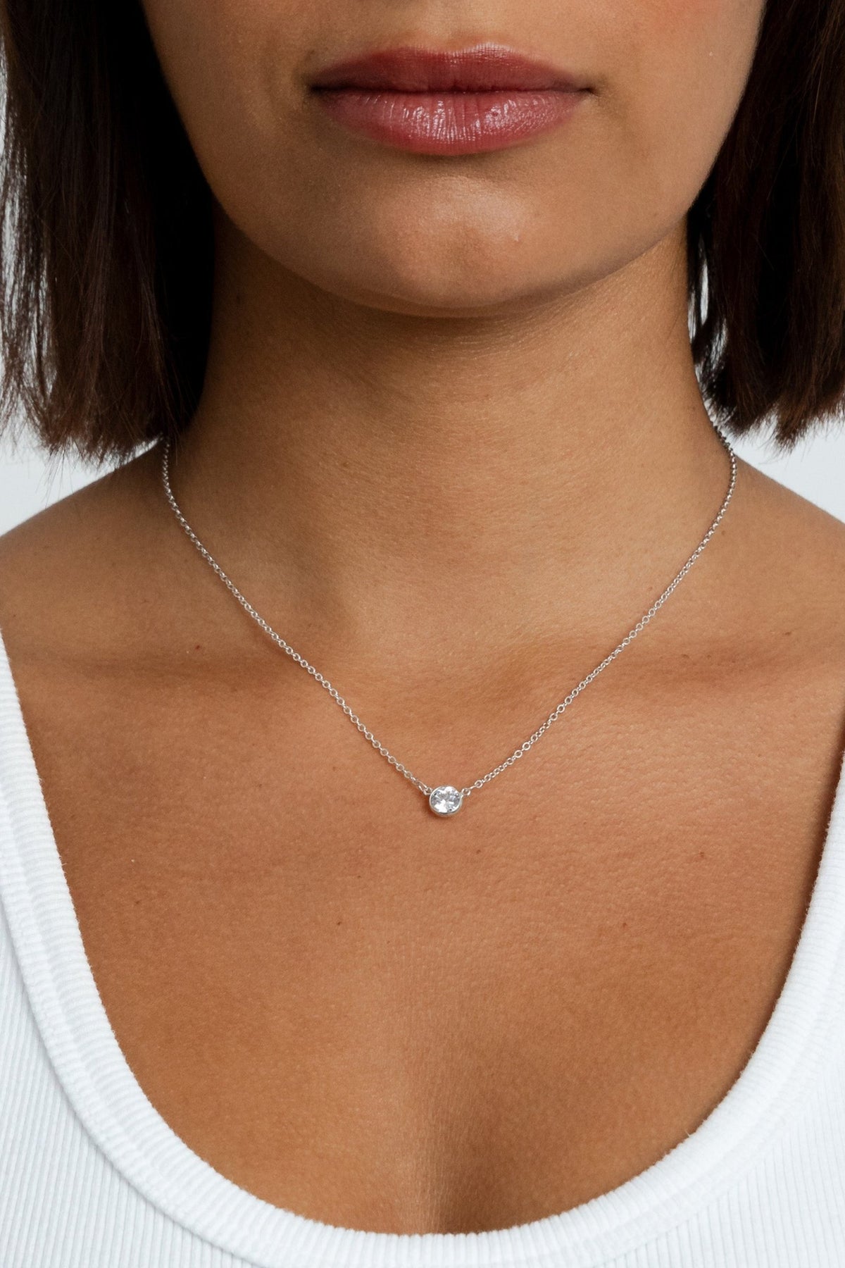 Stephanie Gold Locket Necklace
