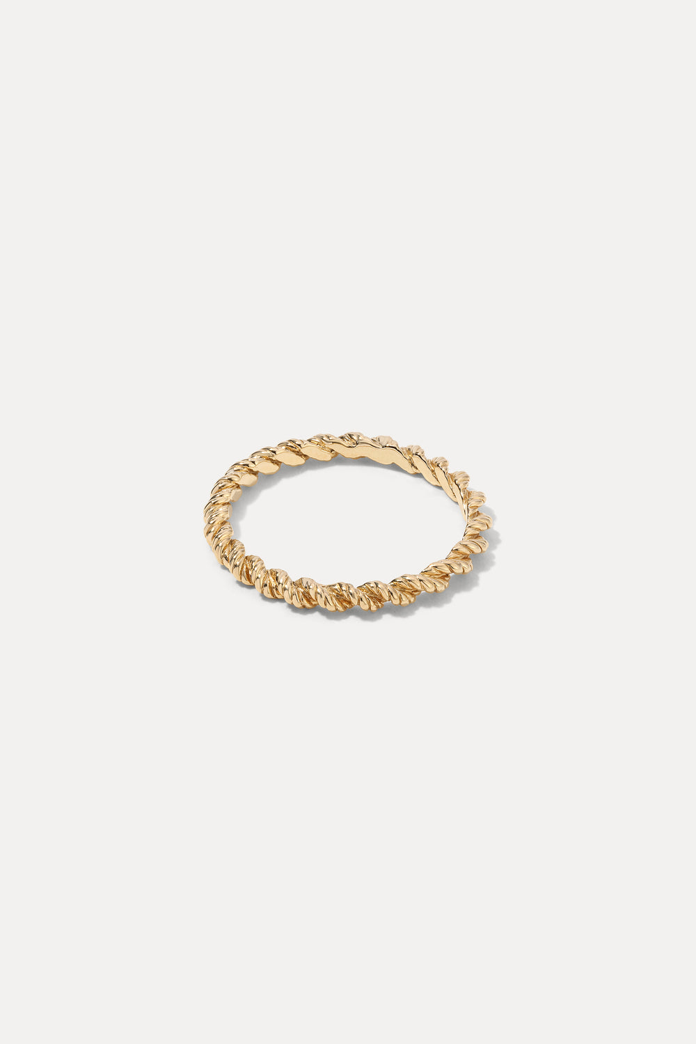 Braided Rope Ring | Women's 14K Gold