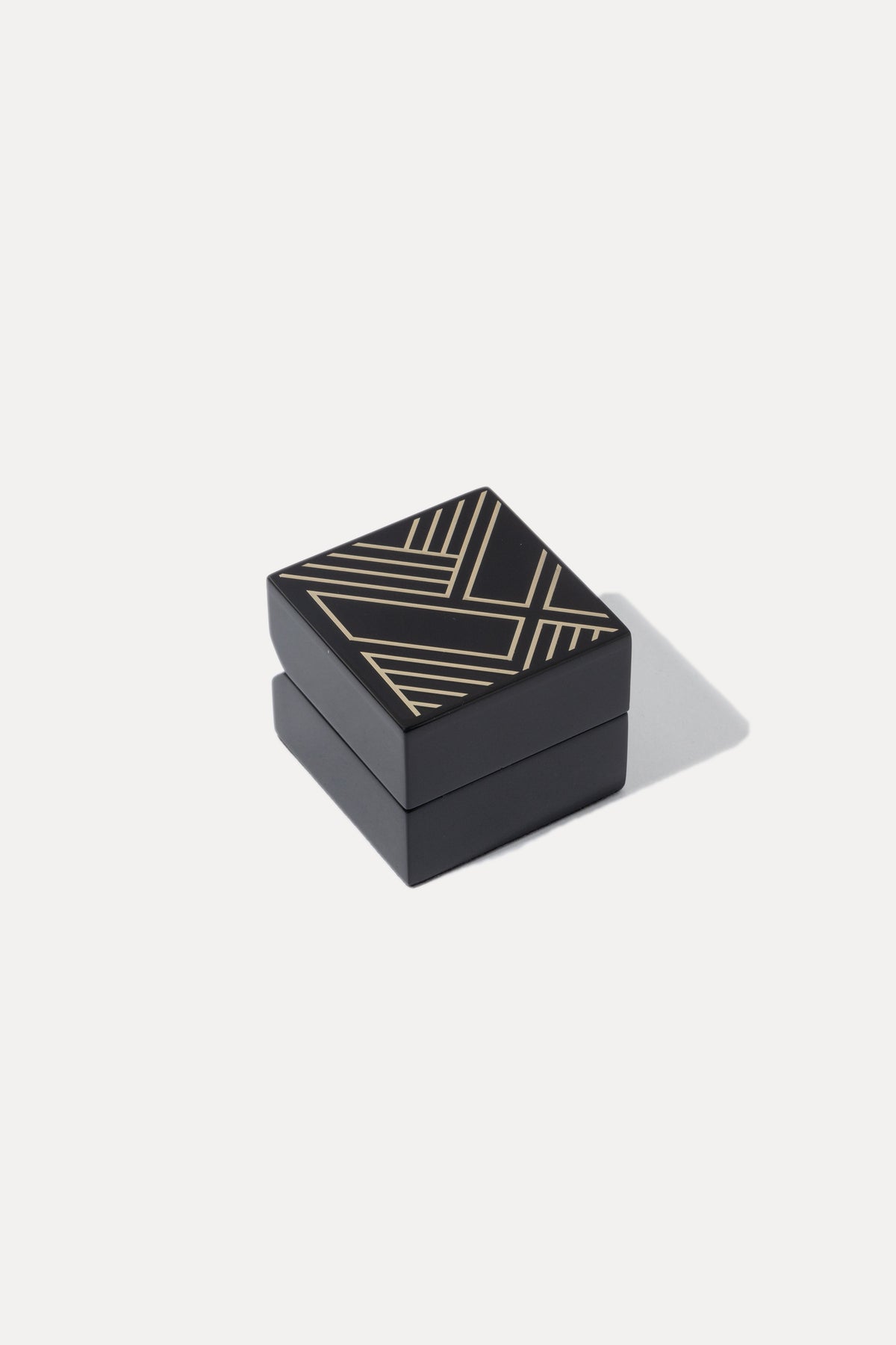 Image of a Miranda Frye branded keepsake jewelry box against a white background.
