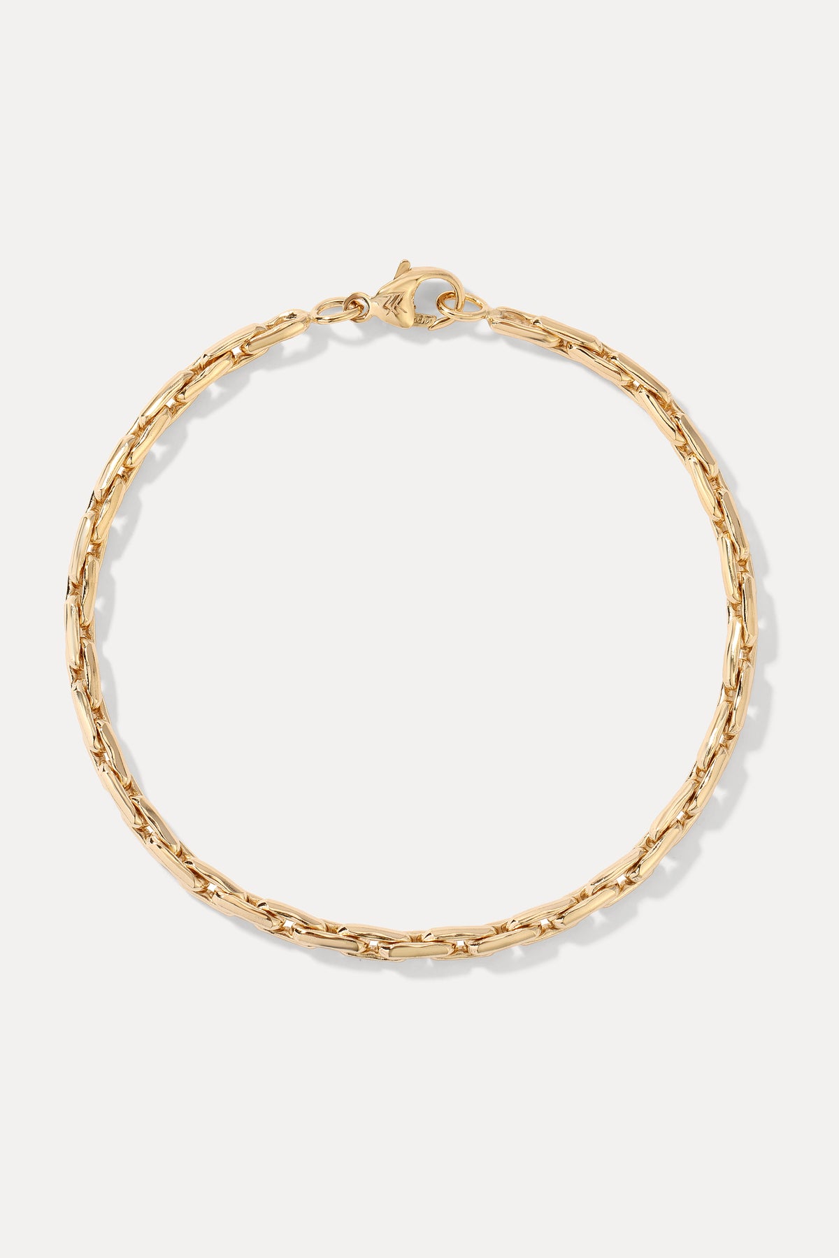 Product image of the gold filled Vance bracelet set on a white background.