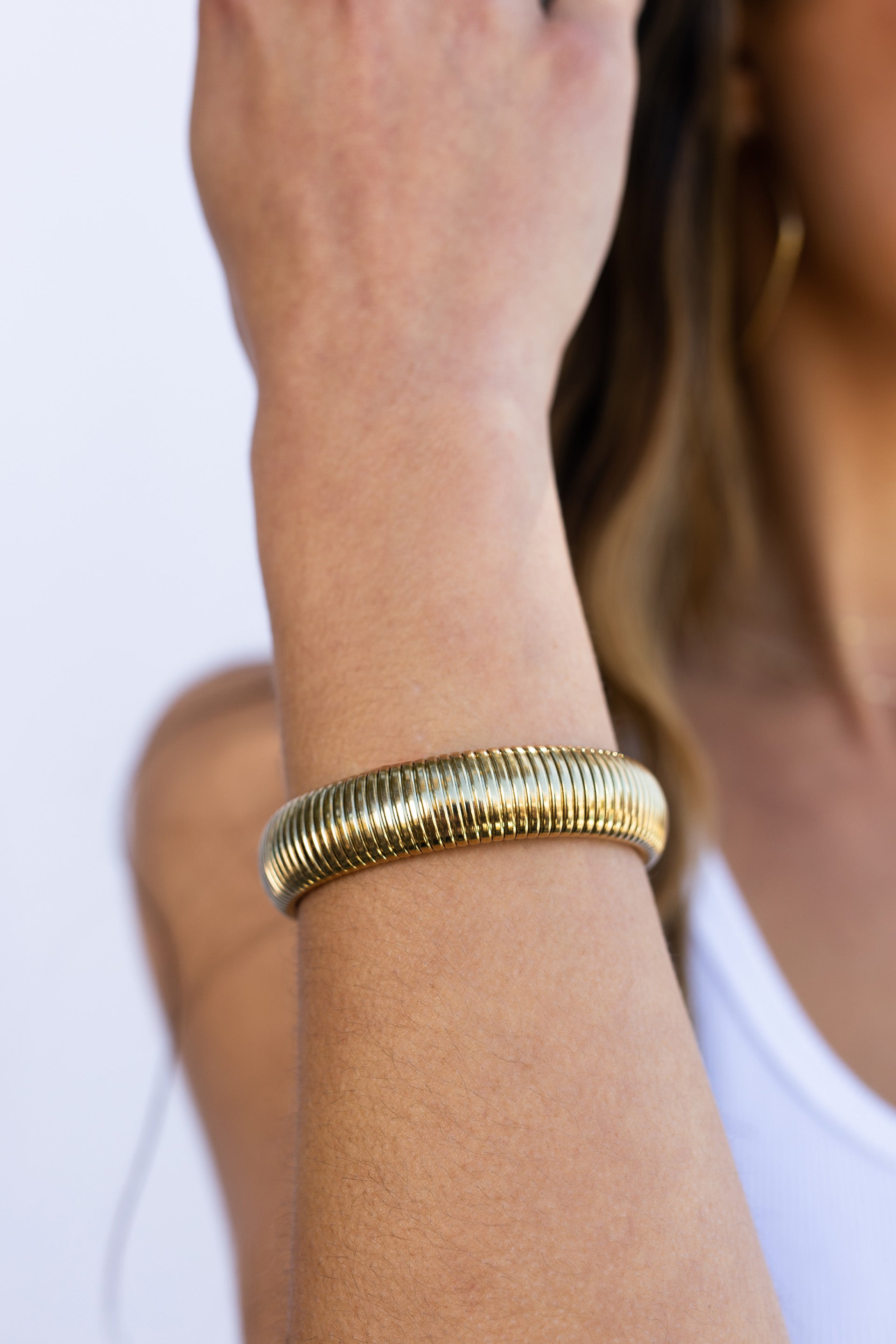 Nikza Exclusive Men's Gold Bracelet ( Stainless Steel )