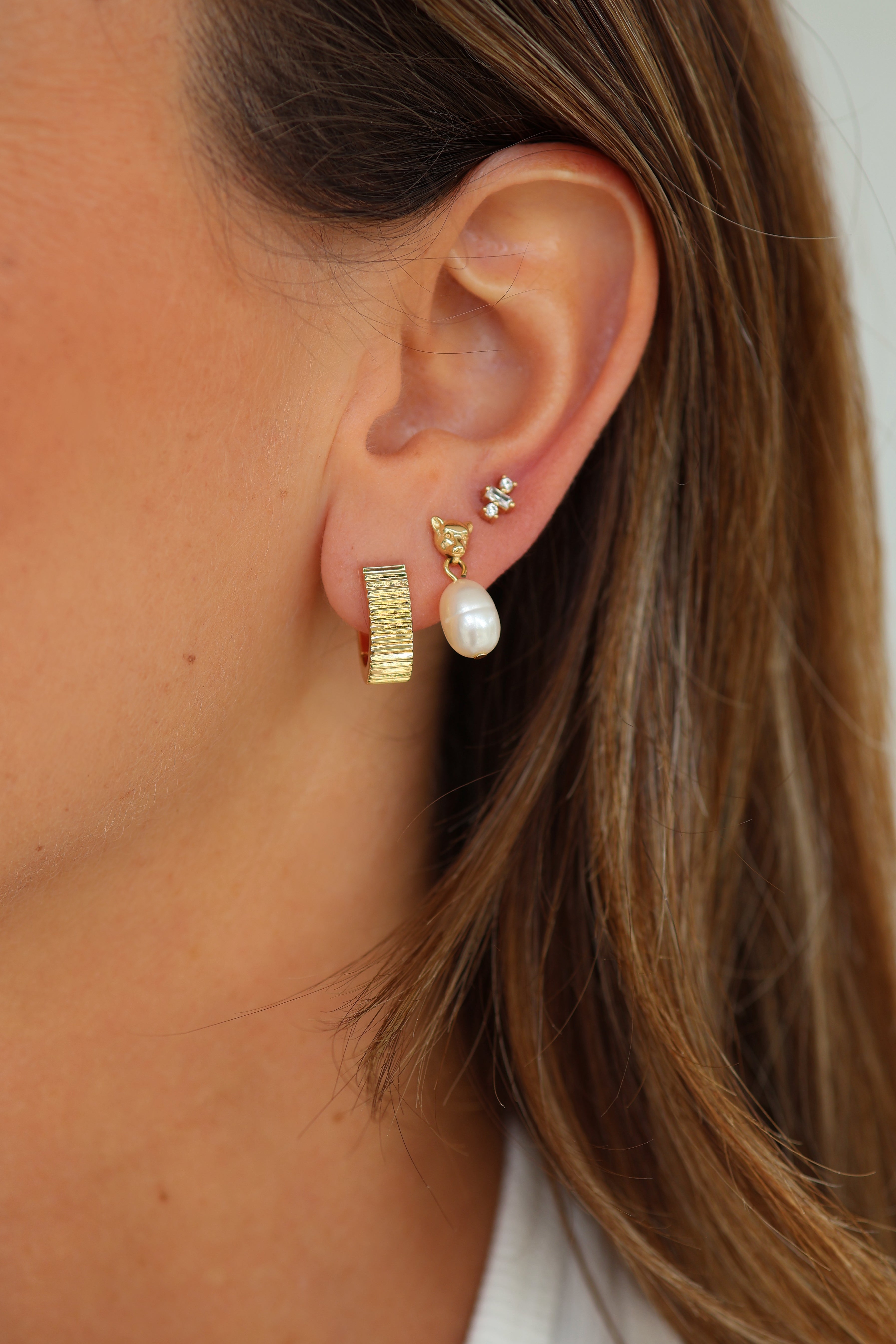 Panther Pearl Earrings