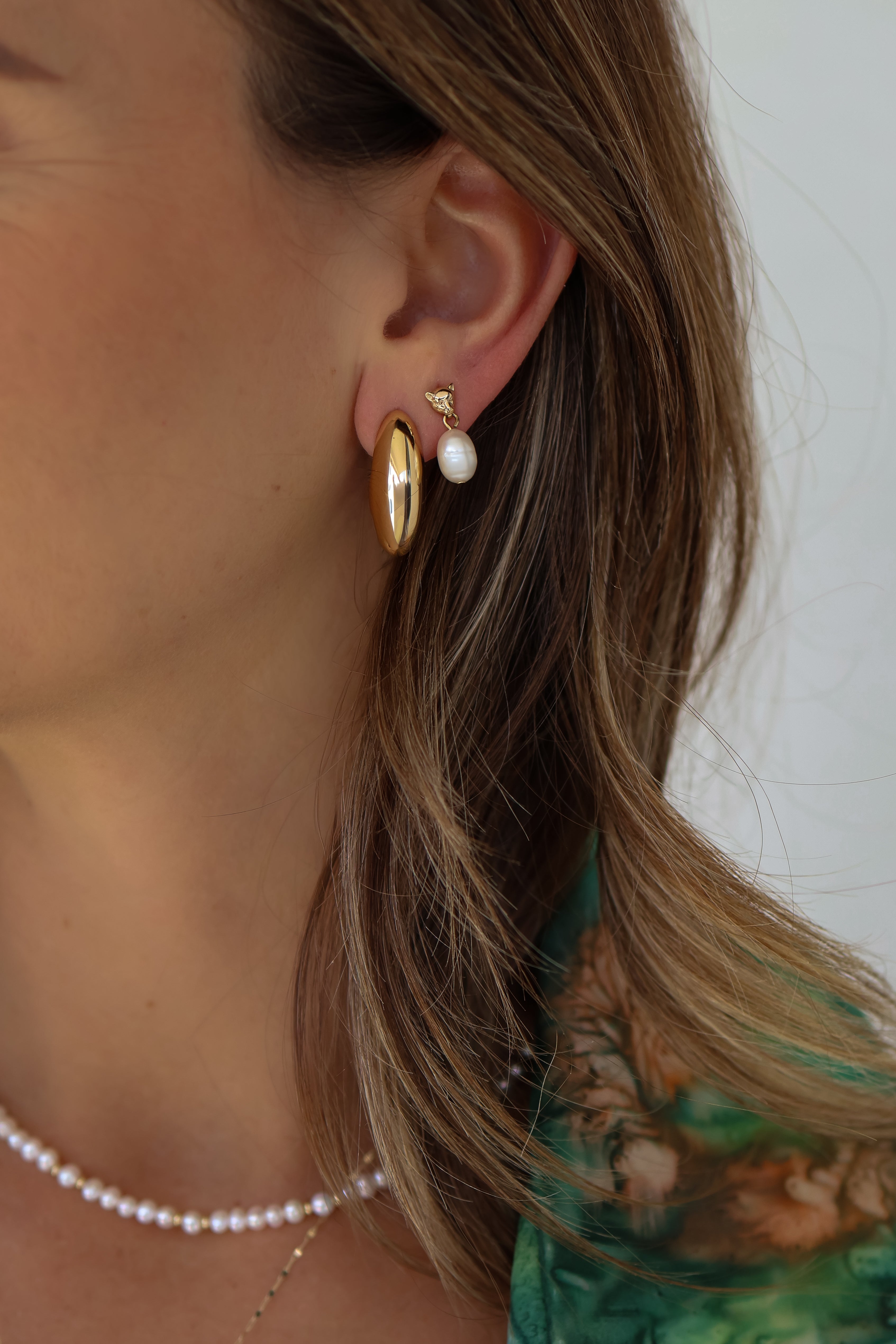 Panther Pearl Earrings