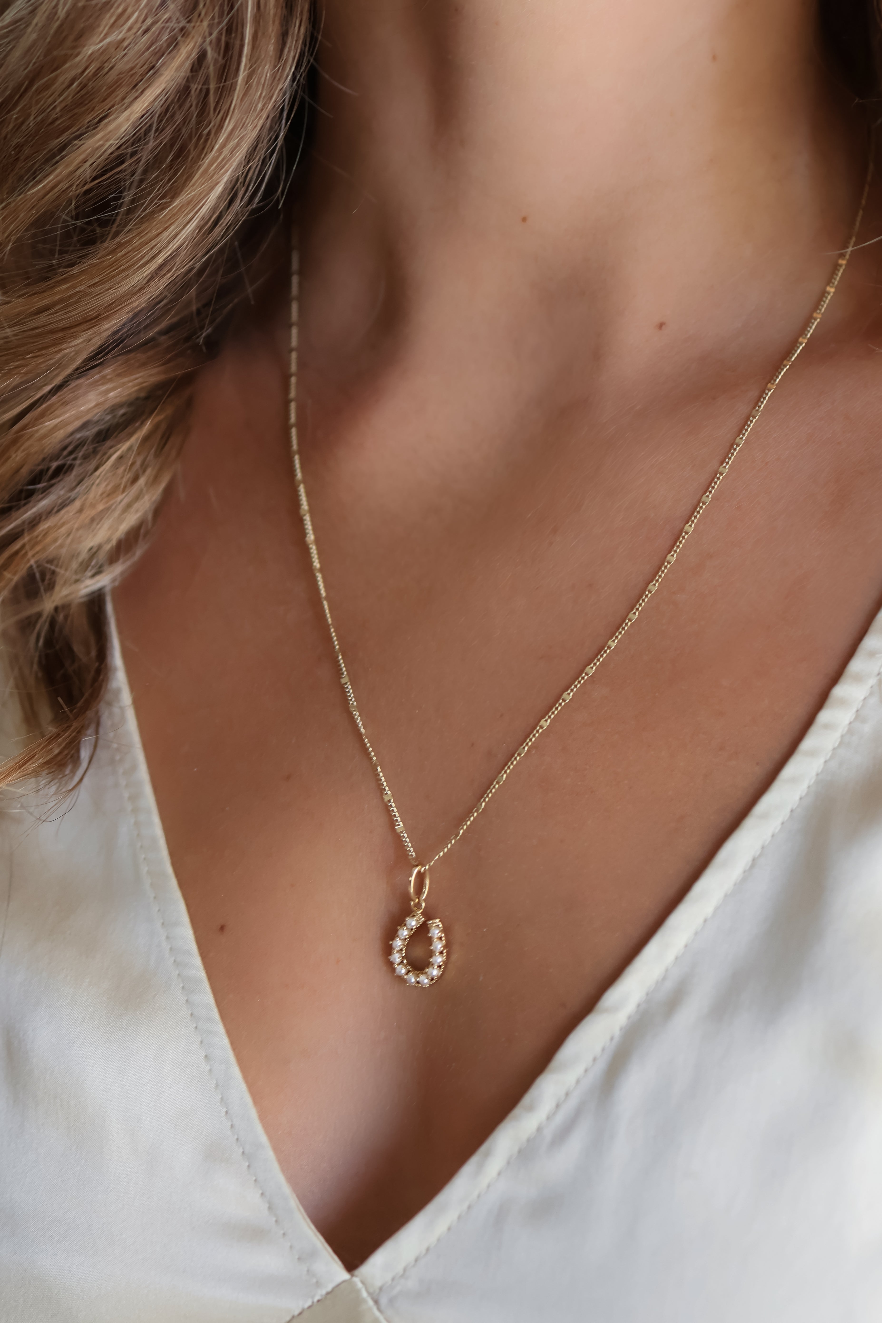 Horseshoe Necklace Charm