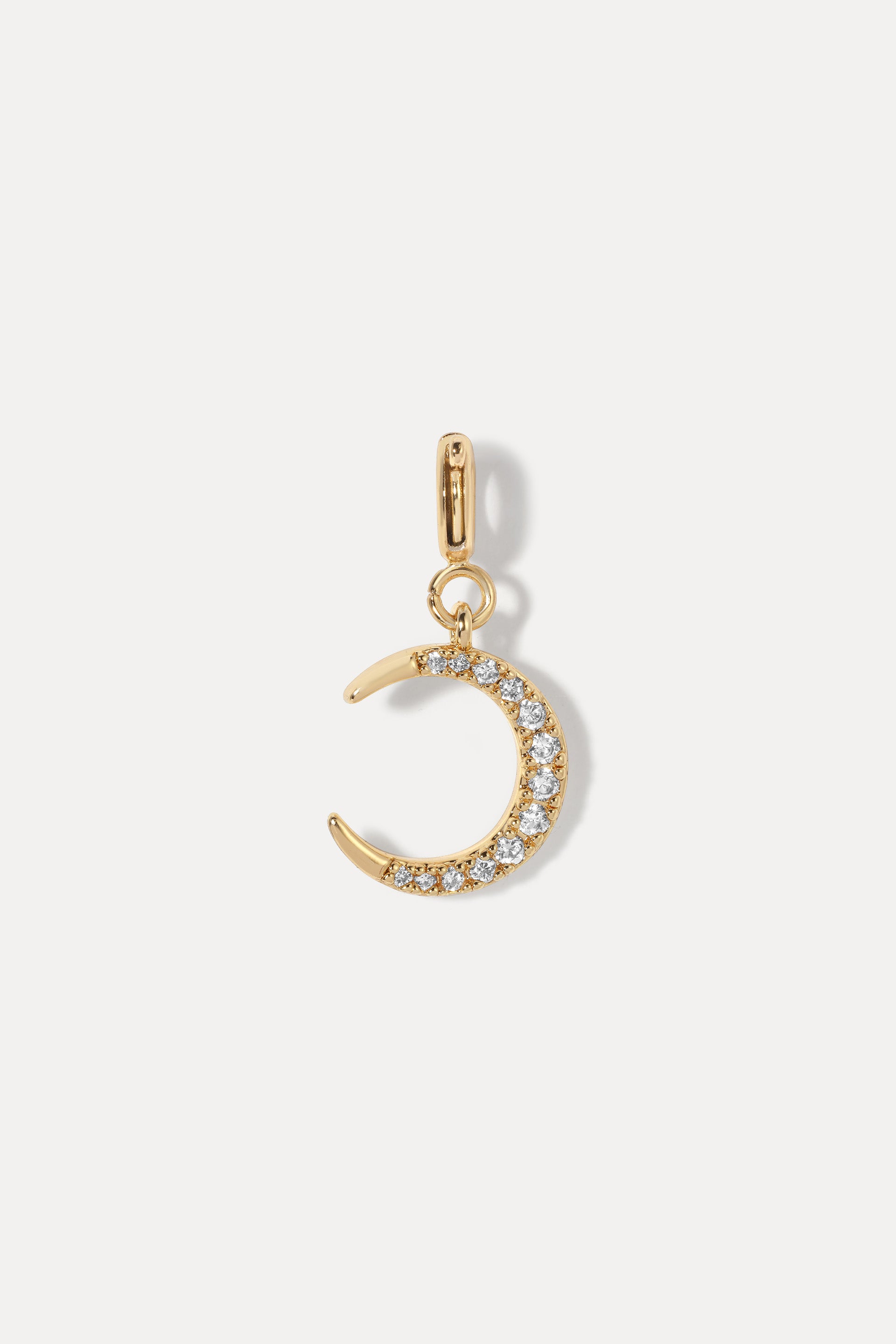 Crescent Clip On Charm