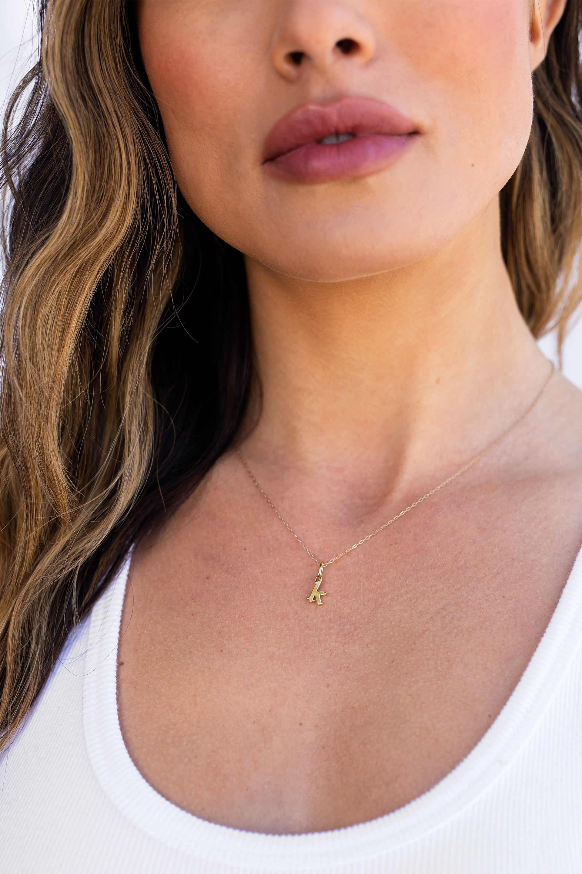 Ozzie Initial Necklace – Our Spare Change