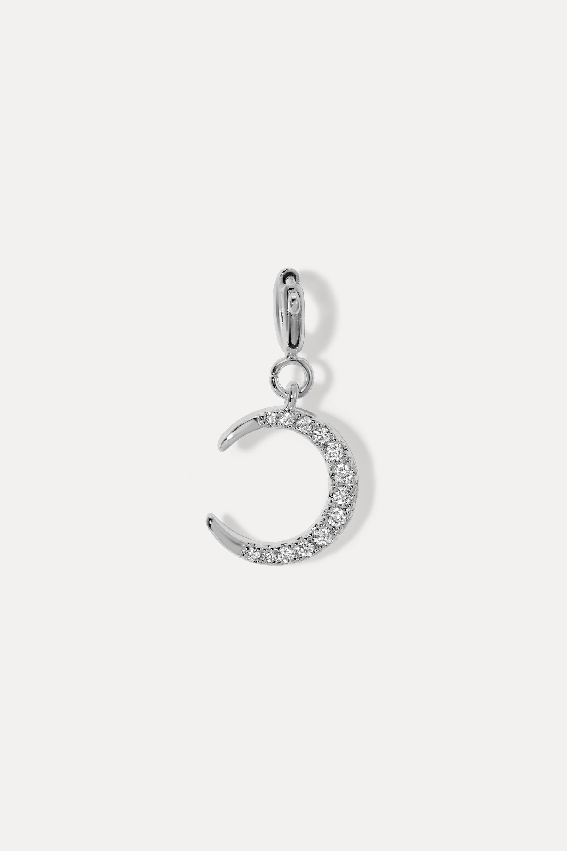 Crescent Clip On Charm