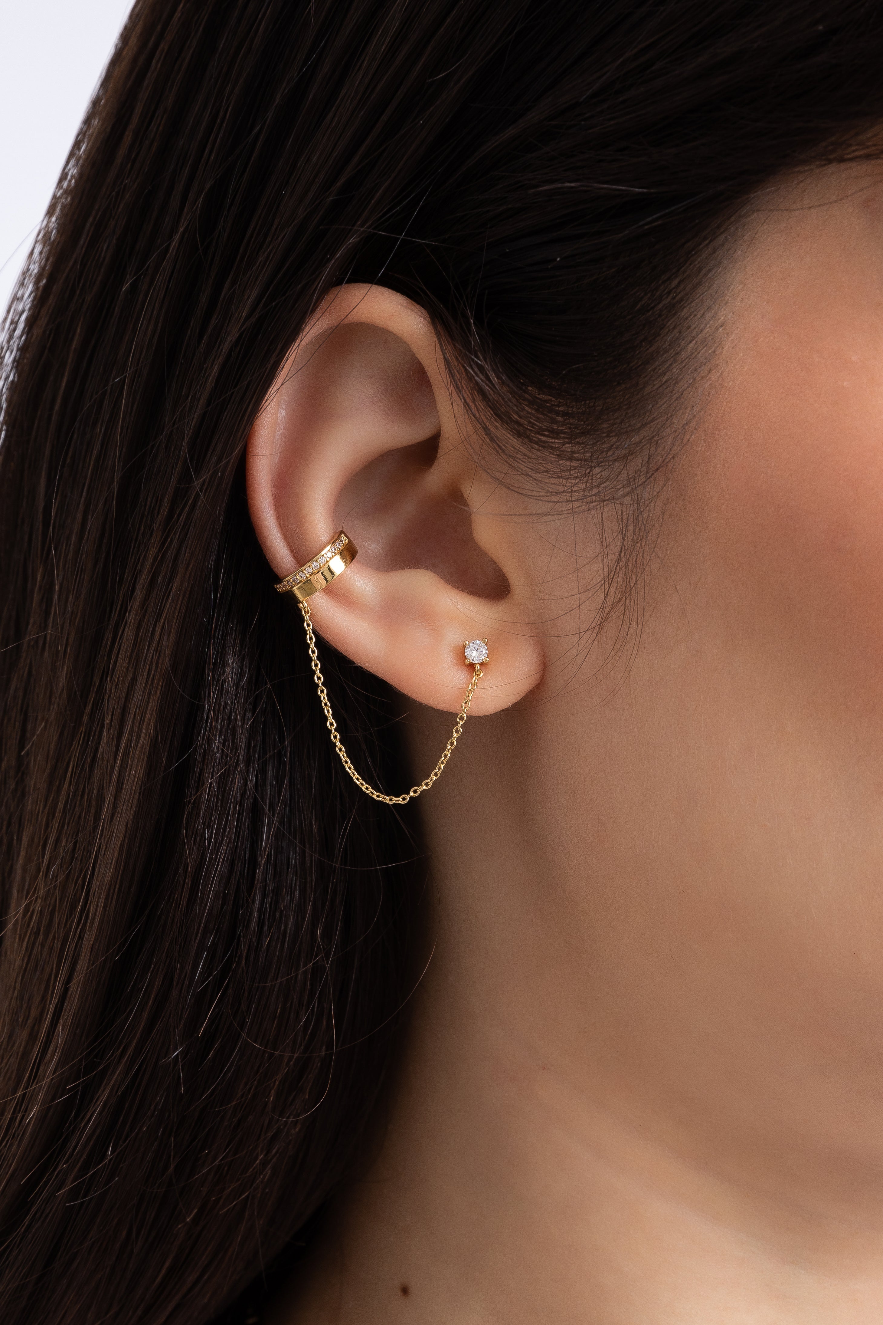 Buy 14K Gold Ear Cuff Earrings for Women - Ear Cuffs No Piercing Non  Pierced Ears Cartilage Earrings Minimalist Geometric Daily Wearing at  Amazon.in