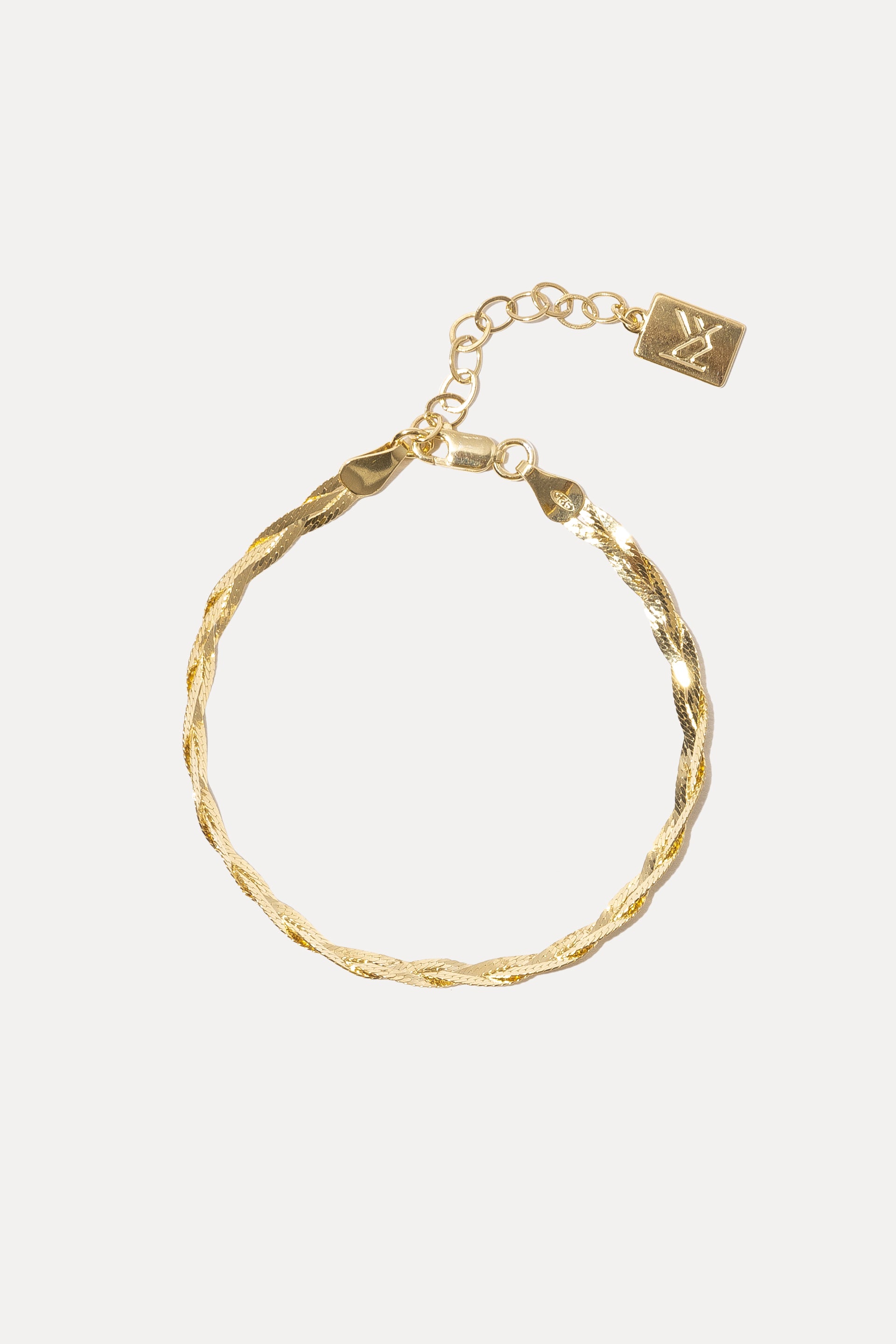 LOUIS VUITTON Logomania Bracelet Silver Gold | FASHIONPHILE