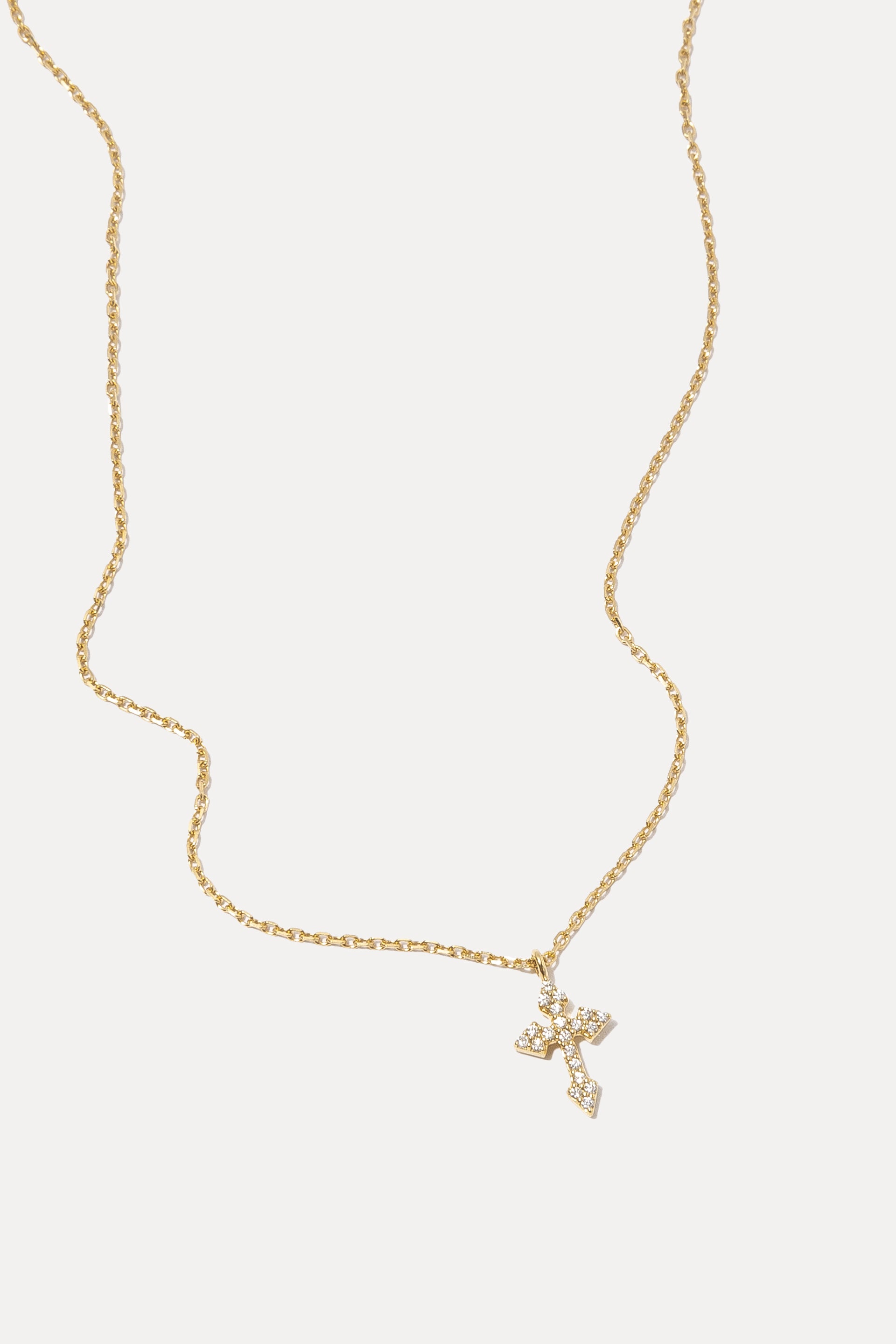 10ct White Gold Diamond Cross Pendant Set with Brilliant Diamonds – Grahams  Jewellers
